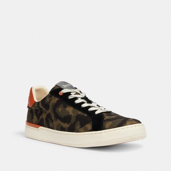 NiB Men’s Coach Canvas Clip Animal Camo Low Top Sneaker [G5110] sz 7 Women US 9